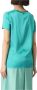 Liu Jo Collectie 1 Dames T-shirt met Korte Mouwen Blauw Dames - Thumbnail 2