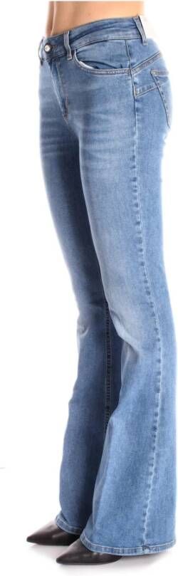 Liu Jo Stijlvolle en comfortabele boot-cut jeans voor vrouwen Blauw Dames
