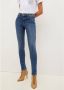 Liu Jo Slim-Fit Blauwe Jeans met Branding en Stenen Blauw Dames - Thumbnail 8