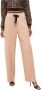 Liu Jo Wijde Broek in Poederkleur Pink Dames - Thumbnail 4