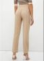 Liu Jo Gestreepte Linnen Blend Slim-fit Broek Beige Dames - Thumbnail 7