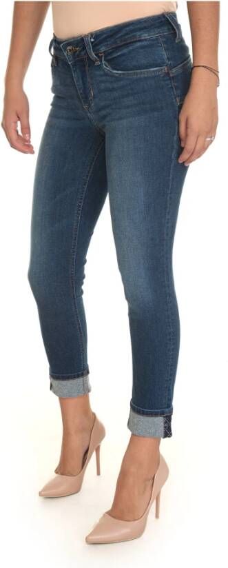 Liu Jo Denim Jeans met Push Up Technologie Blue Dames