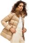 Liu Jo Elegante Bont Gevoerde Jas Beige Dames - Thumbnail 2