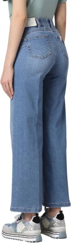 Liu Jo Perfecte Cropped Flare Jeans Blauw Dames