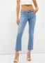 Liu Jo Gouden Metalen Gedetailleerde Rits Jeans Blue Dames - Thumbnail 3