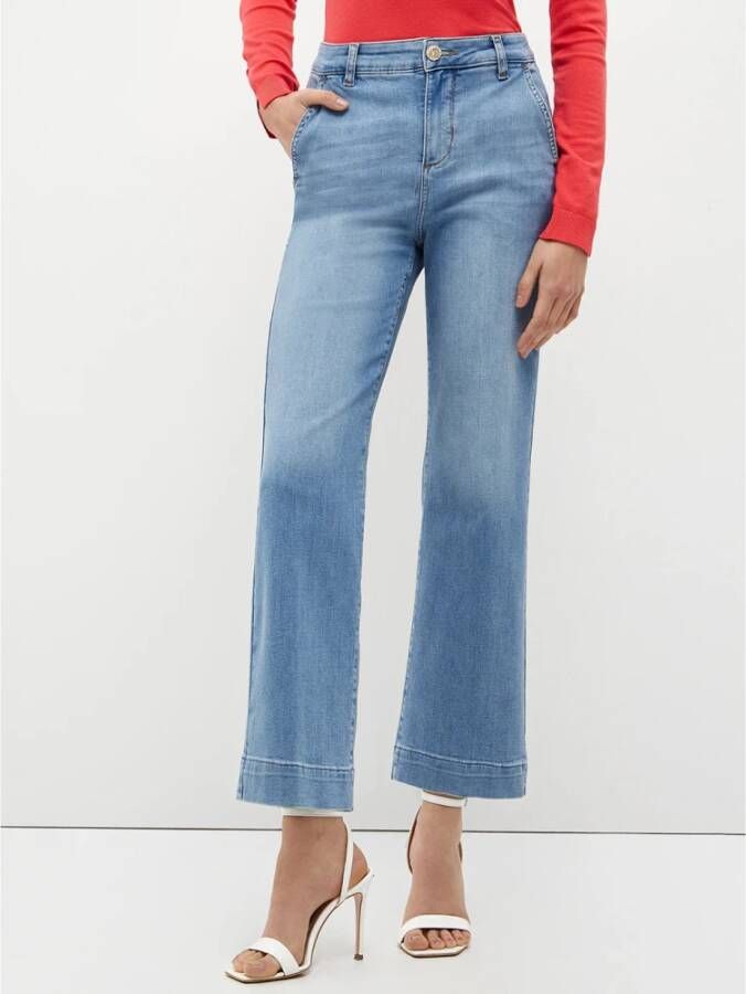 Liu Jo Retro Flared Jeans Blauw Dames