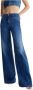 Liu Jo Milieuvriendelijke high-waisted flared jeans Blauw Dames - Thumbnail 4