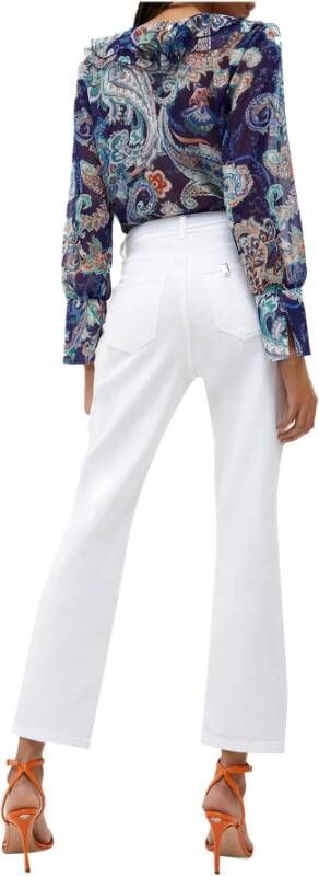 Liu Jo Retro Flared Jeans Wit Dames