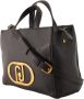 Liu Jo Dames Tas met Gouden Maxi Logo Dames tas met gouden maxi logo Brown Black Dames - Thumbnail 10