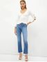 Liu Jo Hoge Taille Princess Crop Flare Jeans Blue Dames - Thumbnail 2