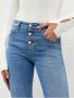 Liu Jo Hoge Taille Princess Crop Flare Jeans Blue Dames - Thumbnail 3