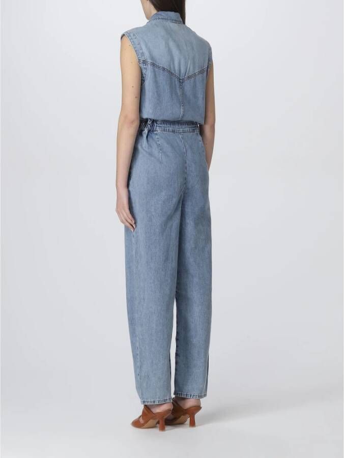 Liu Jo Rebel Denim Jumpsuit voor Dames Blauw Dames
