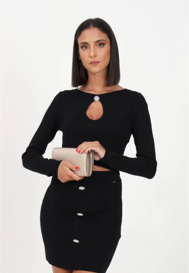 Liu Jo Long Sleeve Tops Zwart Dames