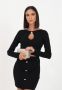 Liu Jo Dames Jewel Neck Cropped Sweater Black Dames - Thumbnail 3