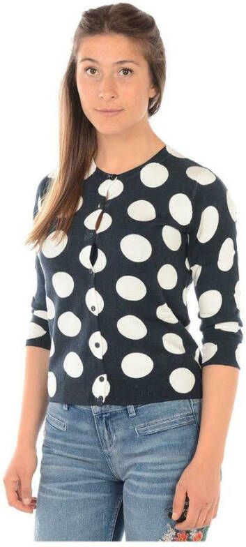 Liu Jo Comfortabele Gebreide Cardigan Blauw Dames