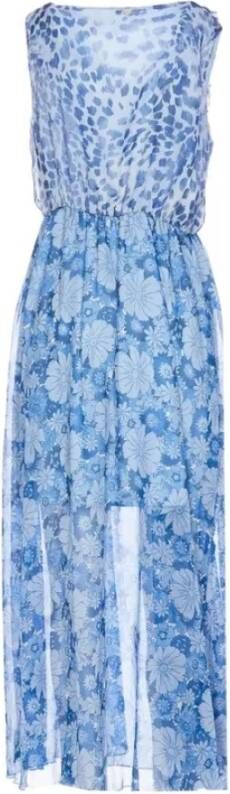 Liu Jo Multicolor Jurk Collectie Blauw Dames