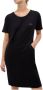 Liu Jo Korte jurk voor dames met strass logo op de borst Black Dames - Thumbnail 2