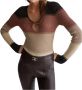 Liu Jo Multicolor Gestreepte Dames Trui Multicolor Dames - Thumbnail 6