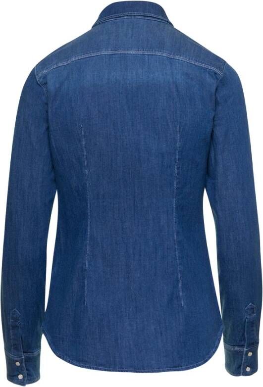 Liu Jo Overhemd met Lange Mouwen Blauw Dames