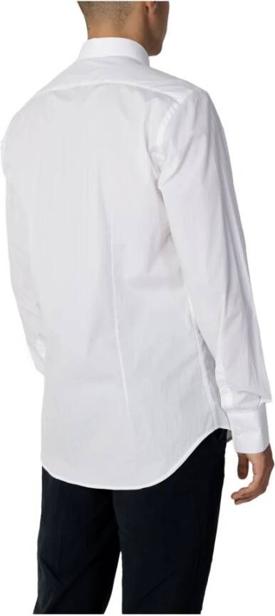 Liu Jo Milano Stretch Overhemd Wit Heren