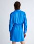 Liu Jo Viscose jurk met satijnen finish Barby blauw - Thumbnail 4