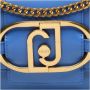 Liu Jo Blauwe Cross Body Tas met Gouden Logo Herfst- Winterstijl Blauw Dames - Thumbnail 6