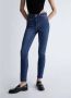 Liu Jo Blauwe Jeans met Gebruikte Wassing en Vernietigde Details Blue Dames - Thumbnail 3
