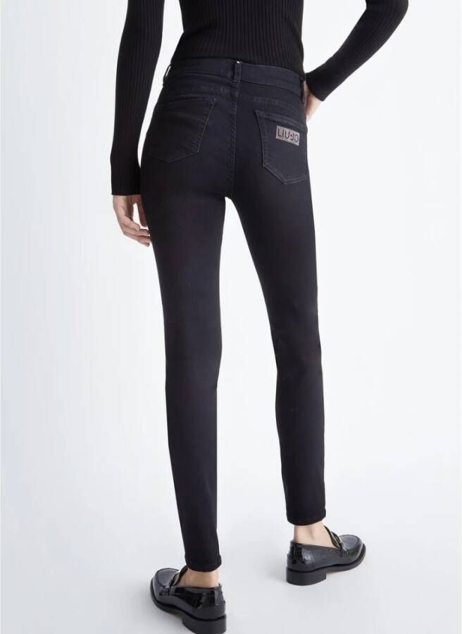 Liu Jo Zwarte Blauwe Skinny Jeans voor Vrouwen Blauw Dames
