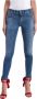 Liu Jo Basis Jeans Klassieke Stijl Blauw Dames - Thumbnail 2