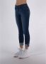 Liu Jo Geknipte stretch denim jeans met versierde manchetten Blauw Dames - Thumbnail 2