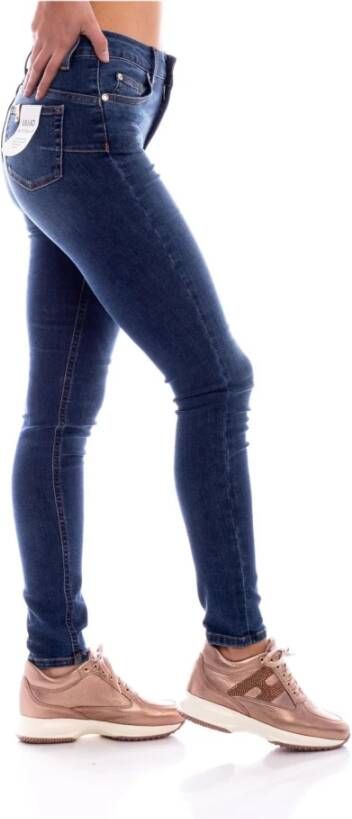 Liu Jo Divine Skinny Jeans Blauw Dames