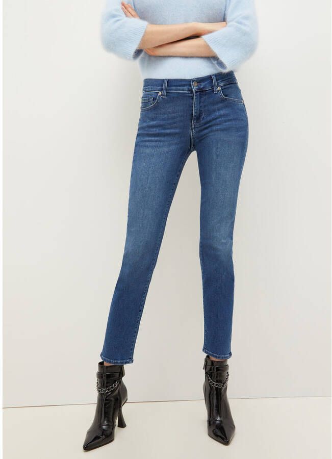 Liu Jo Slim Fit Jeans van Stretch Denim Blauw Dames
