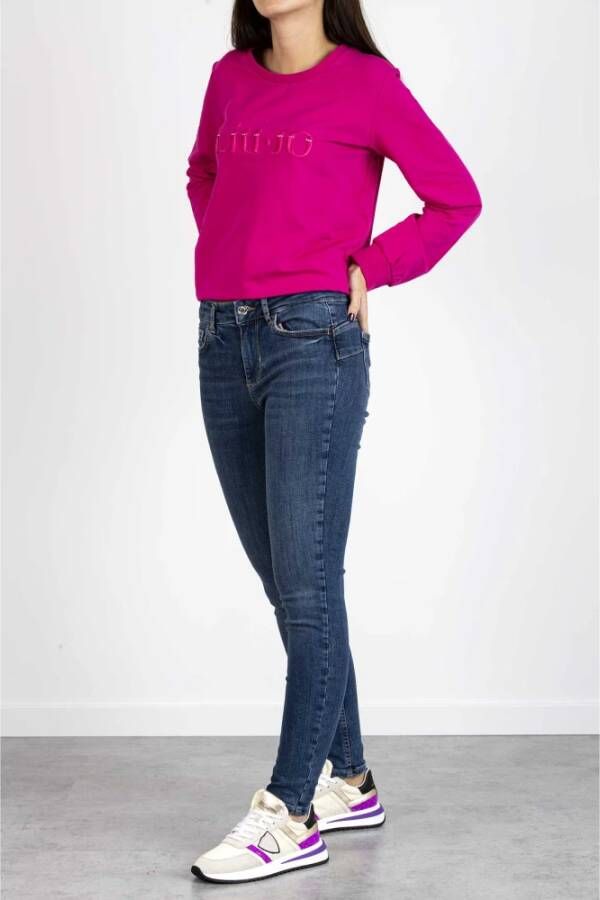 Liu Jo Divine H.w. Skinny Jeans Blauw Dames