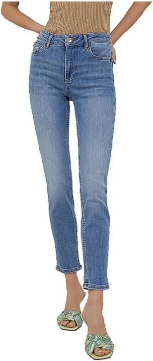 Liu Jo Skinny Jeans in lichte wassing Blauw Dames
