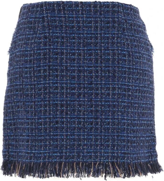 Liu Jo Blauwe Rok voor Dames Aw23 Blauw Dames