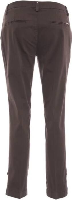 Liu Jo Bruine Slim-Fit Broek voor Dames Bruin Dames