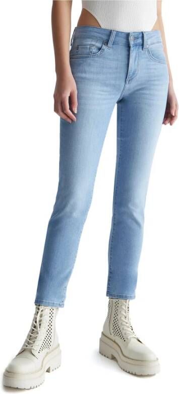 Liu Jo Slim-Fit Denim Jeans Blauw Dames