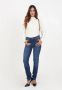 Liu Jo Slim Fit Donkere Denim Jeans Blauw Dames - Thumbnail 2