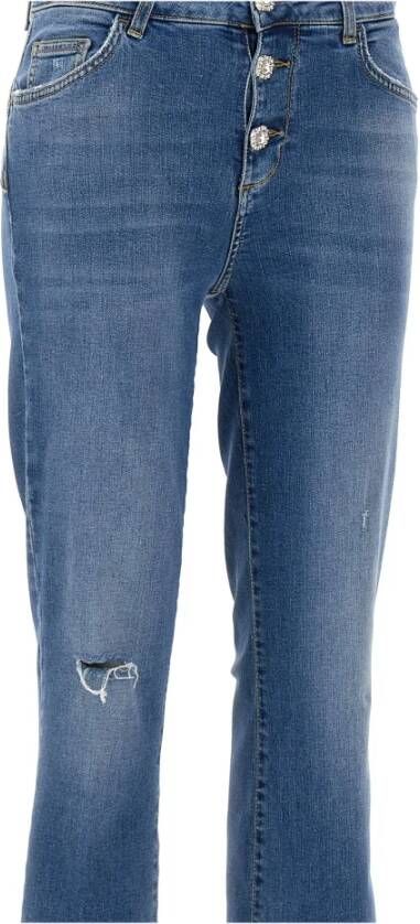 Liu Jo Slim-fit Jeans Blauw Dames