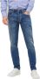 Liu Jo Blauwe effen jeans met ritssluiting en knoopsluiting Blue Heren - Thumbnail 2