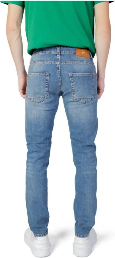 Liu Jo Heren Slim Jeans Herfst Winter Collectie Blauw Heren