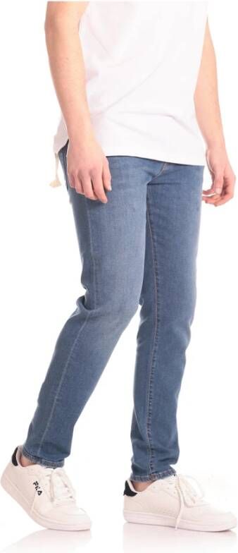 Liu Jo Comfortabele Slim-fit Jeans Blauw Heren