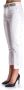 Liu Jo Witte Straight Broek met Strass Riem White Dames - Thumbnail 5