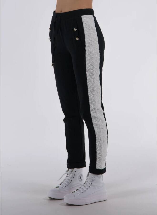 Liu Jo Slim-fit Trousers Zwart Dames