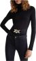 Liu Jo Zwarte Shirt 100% samenstelling Cf3050Ms99E Zwart Dames - Thumbnail 3