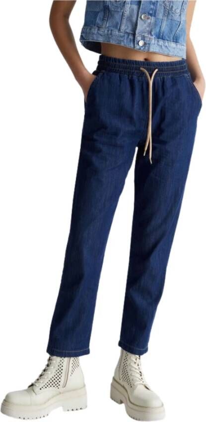 Liu Jo Comfortabele Straight Jeans Blauw Dames