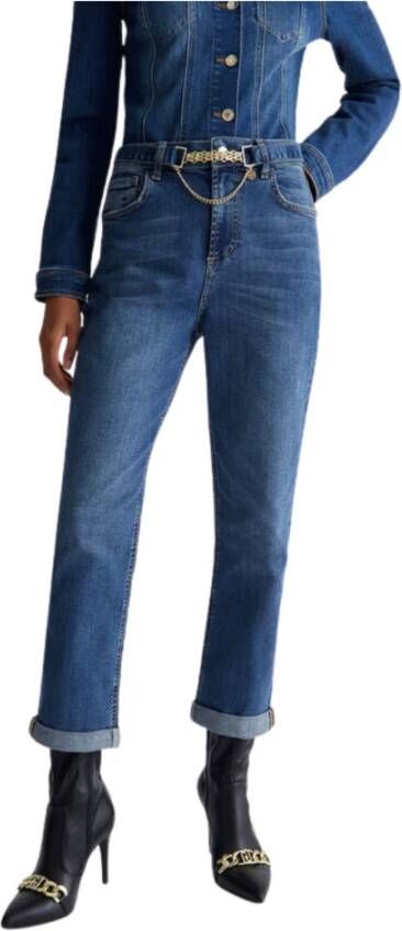 Liu Jo Klassieke Straight Jeans Blauw Dames
