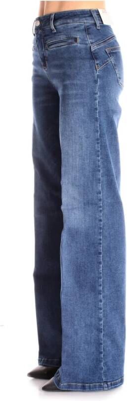 Liu Jo Blauwe Straight Jeans Blauw Dames