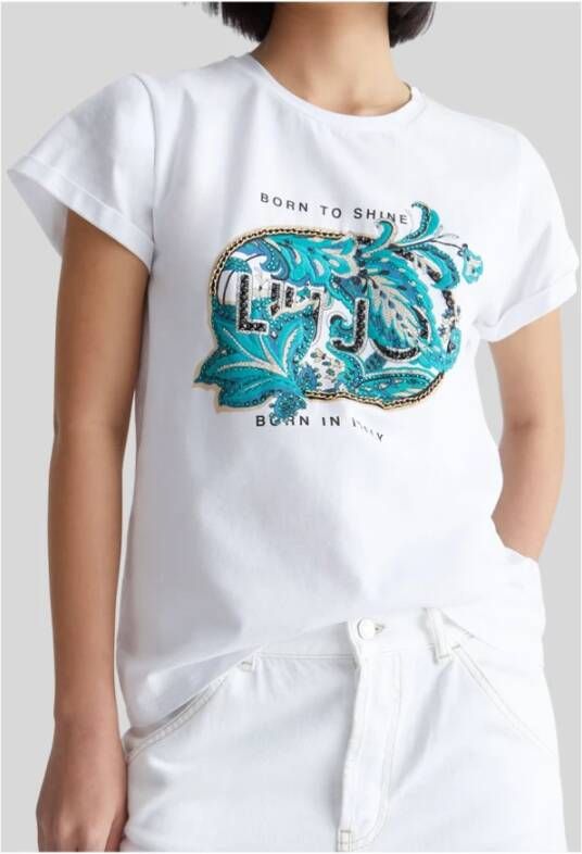 Liu Jo Stijlvolle dames T-shirts Wit Dames