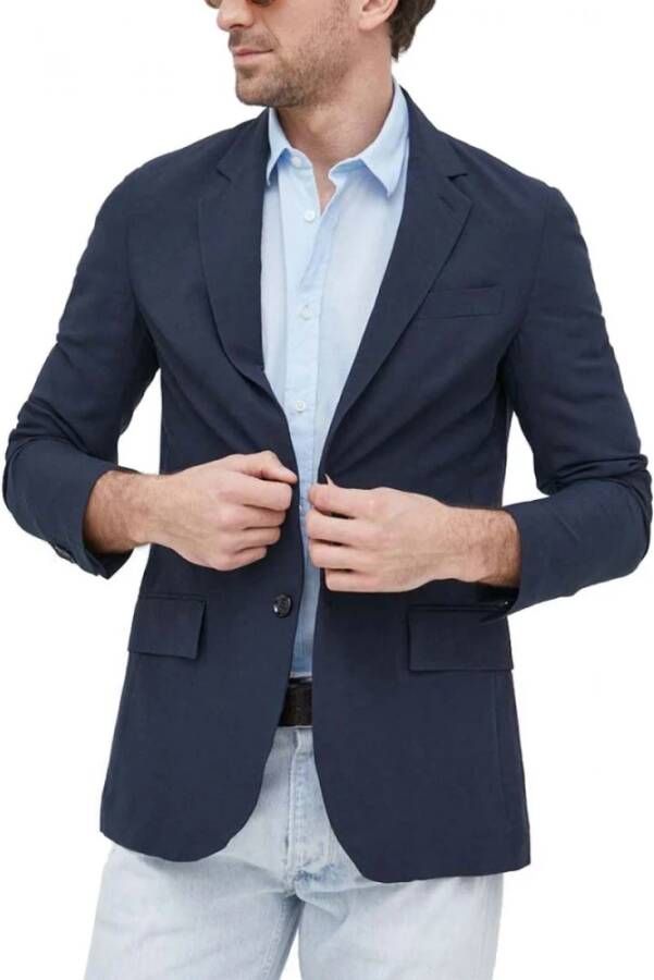 Liu Jo Stijlvolle Formele Blazer Blauw Heren - Foto 2